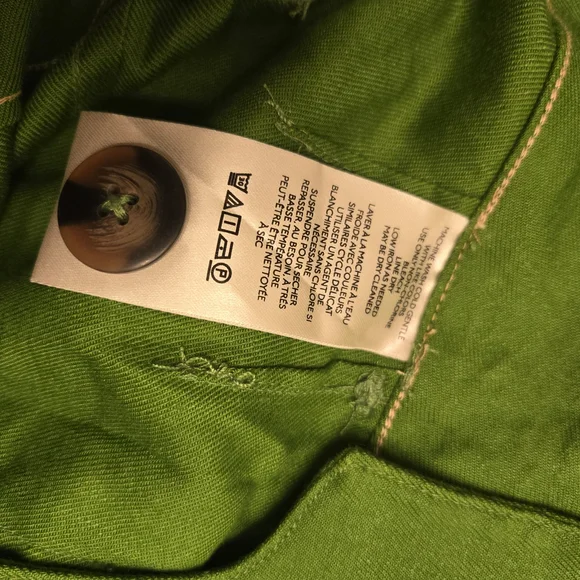 Maeve Elegant Green Women's Pants - Picture 8 of 9